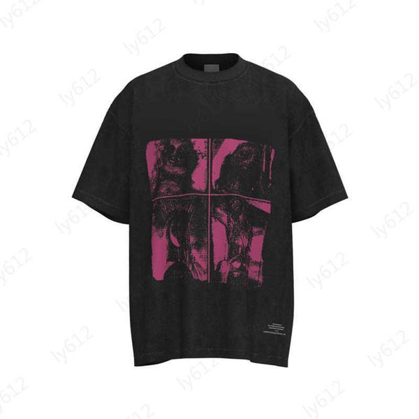 

luxury mens t-shirts designer fashion trendy loose fitting classic black wash printing heavy duty design pure cotton round neck short sleeve, White;black