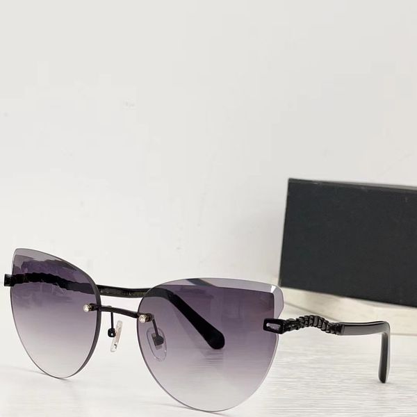 

frameless men's and women's cat eye sunglasses original buffalo horn sunglasses men's and women's uv400 frames, fashiona, White;black