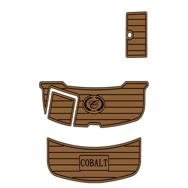 

quality 2004 cobalt 240 swim platform step pad boat eva foam faux teak deck floor mat