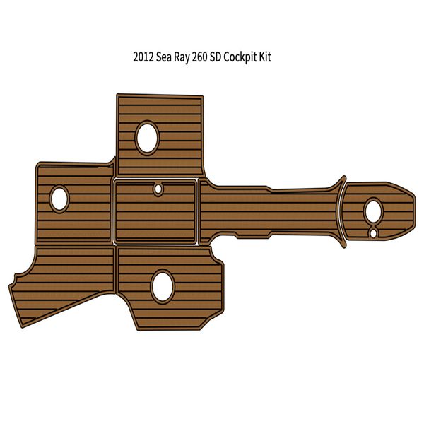 

2012 sea ray 260 sd cockpit kit pad boat eva foam faux teak deck floor mat