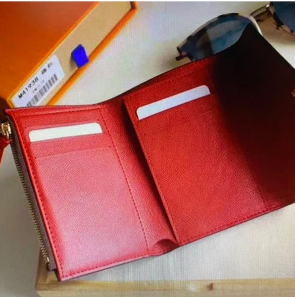 

fashion flowers designer zipper wallets luxurys men women leather bags classic letters coin purse original box plaid card hkjug ergete, Red;black