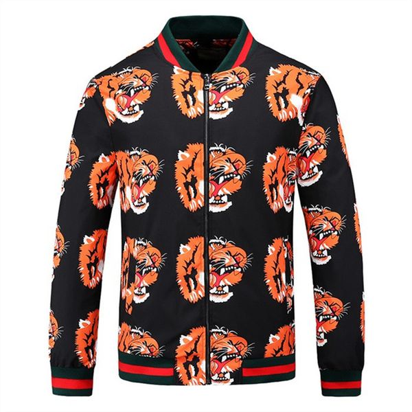 

autumn and winter fashion designer net red senior sense printed letter casual jacket zipper loose cardigan coat size m-3xld55, Black;brown
