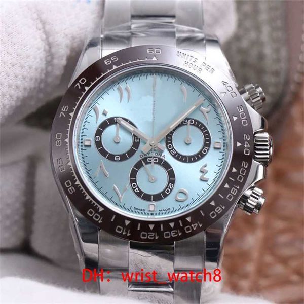 

roles watches luxury daytonas watches high mens watch noobf maker 904 steel cal4130 movement 40mm dial cosmograph 116506 working automatic m, Silver