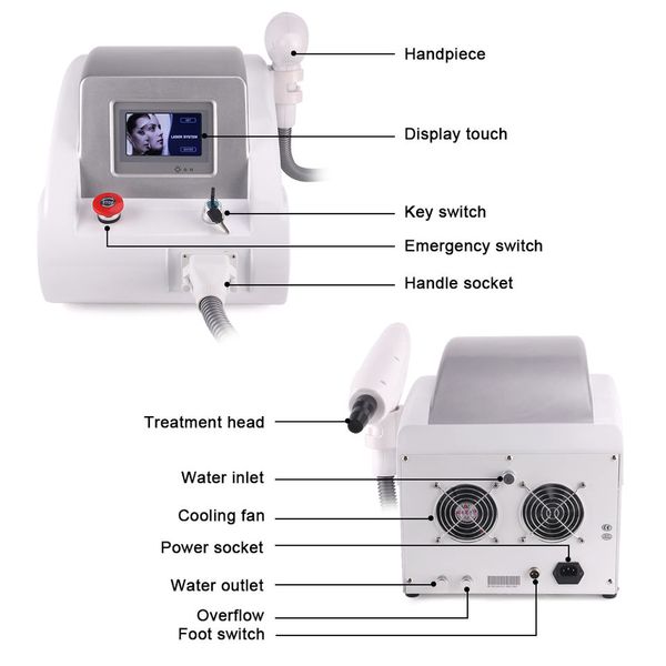 

laser tattoo removal machine is supported by q-switched nd yag laser