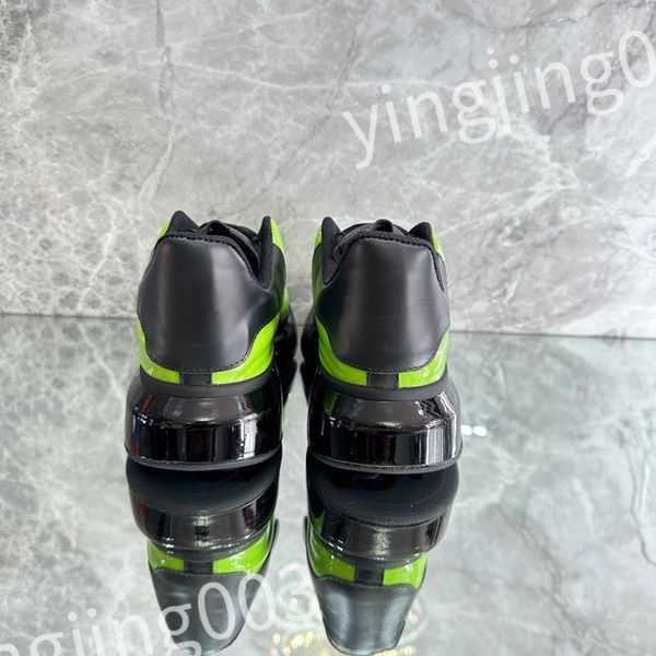

2023 new luxurys designer womans shoe leather lace up men fashion platform sneakers white black mens womens casual shoes