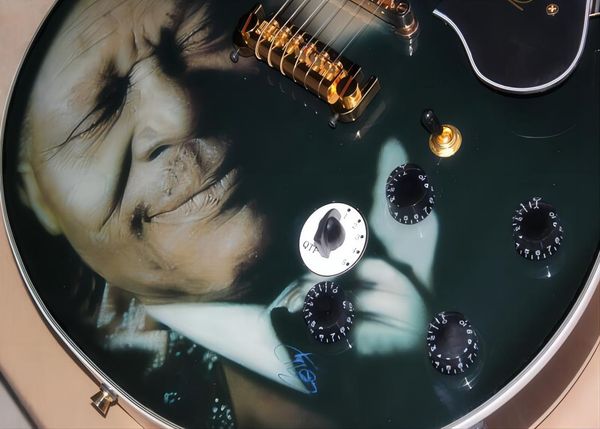 

factory selling jazz hollow electric guitar black speed knob gold hardware
