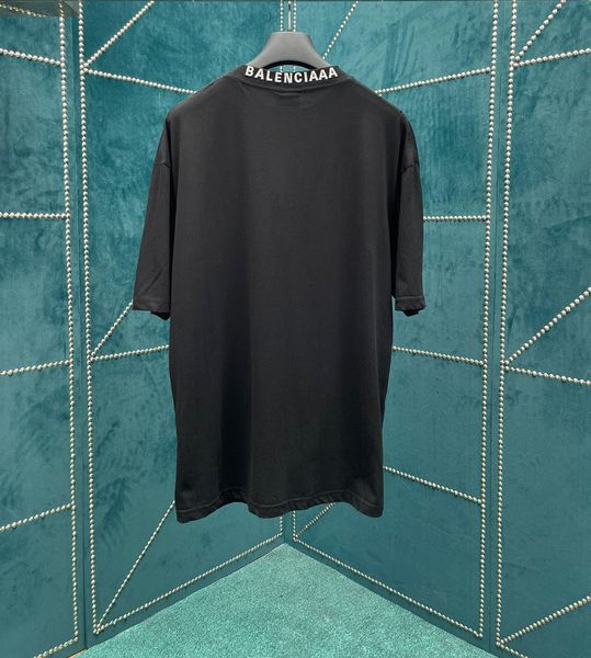 

men's plus tees & polos round neck embroidered and printed polar style summer wear with street pure cotton ew1ed, Black;brown