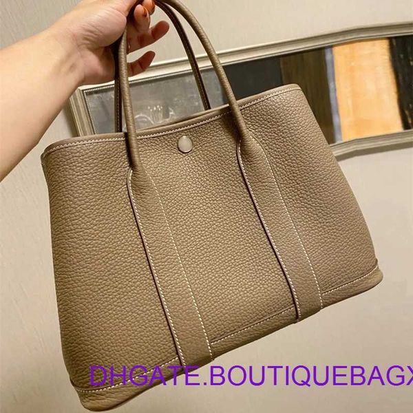 

original edition designer hremm party garden bags online store 2023 large capacity tote cowhide womens one shoulder oblique span simple hand