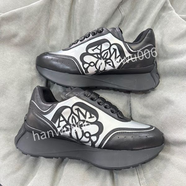 

2023new womens fashion casual shoes sneaker designer running shoes fashion channel sneakers luxury lace-up sports shoes casual classic sneak, Black