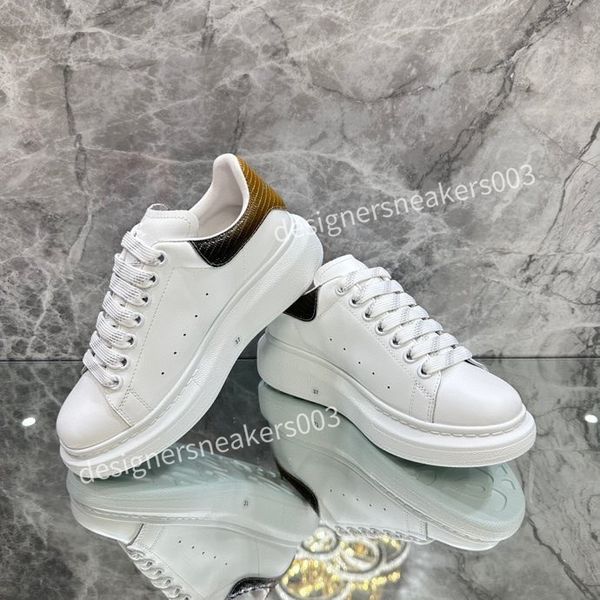 

2023new fashion men womens designer casual shoes classic do-old dirty shoes mid double height bottom trainers leather glitter golden quality, Black
