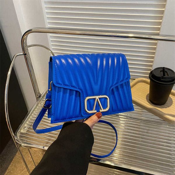 

50% off 2023 able texture pleated hand spring trend one shoulder crossbody fashion women's this year's popular small square bag