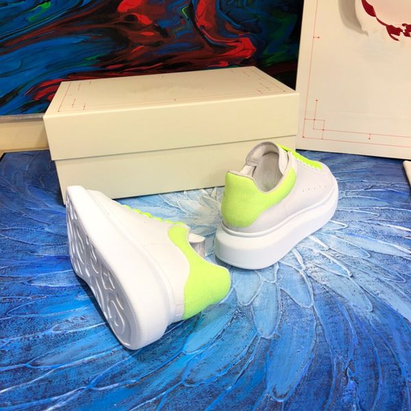 

designer shoes splicing trendy sneakers punk women genuine leather flat print white black 0426