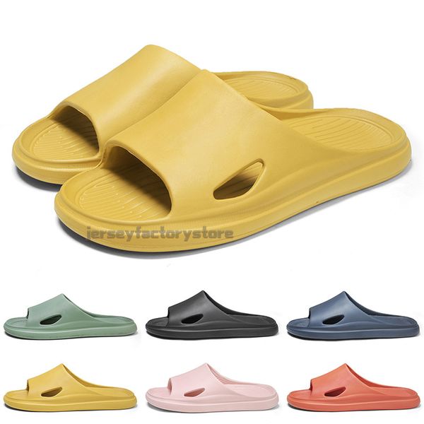 

men women summer light weight bathroom shower slippers silent practical couple slide comfortable soft mens womens home indoor outdoor beach, Black