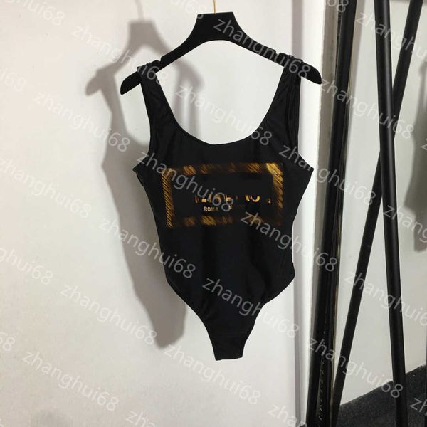 

23ss bikini swimwear designer bathing suit womens bikini co-branded monogrammed bikini suspender one-piece women clothes, White;black