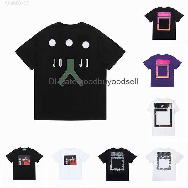 

6n1x 1ah9 designers t shirts summer mens womens loose offs tees fashion man s casual shirt luxury clothing street shorts sleeve brands whit, White;black