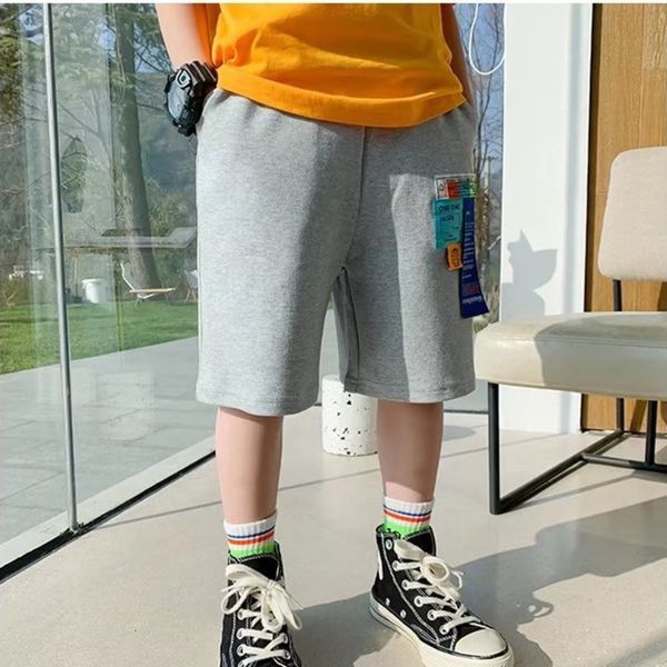 

shorts 615 years children's cotton summer toddler for teenage girls sports pants cute baby boy loose 230510, Black