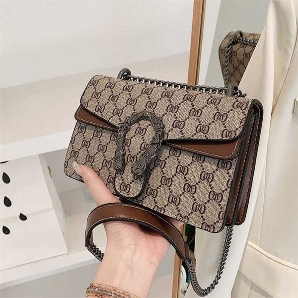 

15% off 2023 handbag small new women's fashion chain printed one shoulder crossbody bags