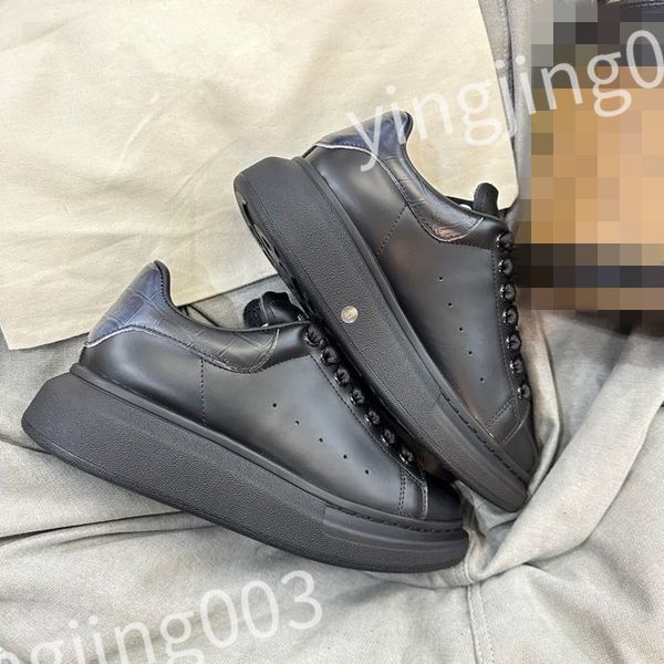 

new luxury mens womens fashion casual shoes loafers designer classic rubber platform leisure comfort four seasons shoes, Black