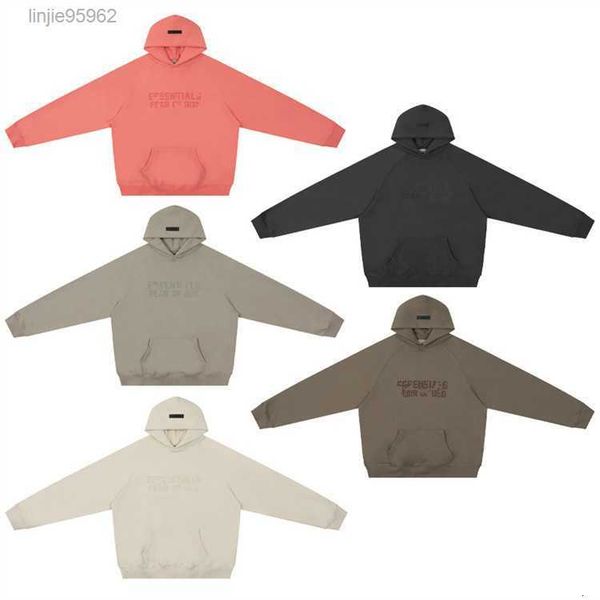 

ess men hoodies women fashion sweatshirts designer hoodie set head hip hop superior quality comfortable long sleeve the embroideryexcc, Black
