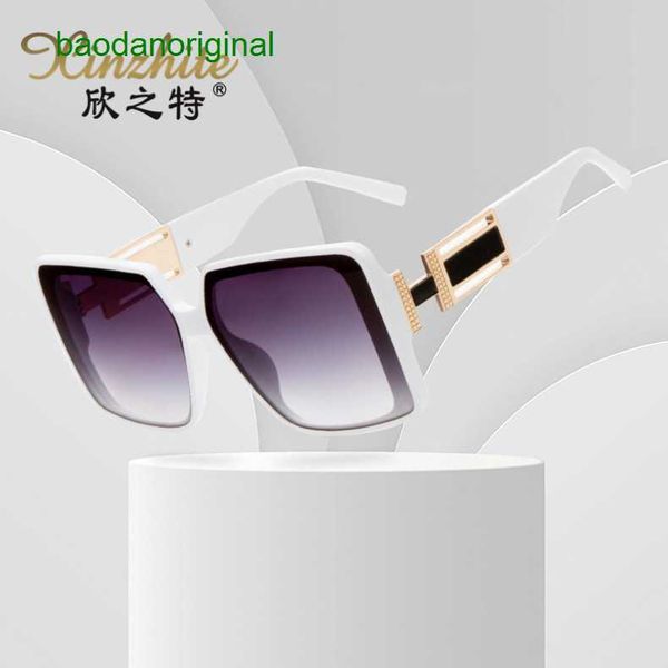 

hemres designer sunglasses 2023 fashionable square style for men and women trendy street ps sunglasses personalized metal decorative eyes, White;black