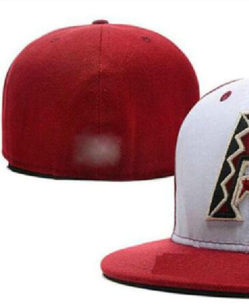 

2023 men's arizona baseball full closed caps summer navy blue letter bone men women black color all 32 teams casual sport flat fitted h, Blue;gray
