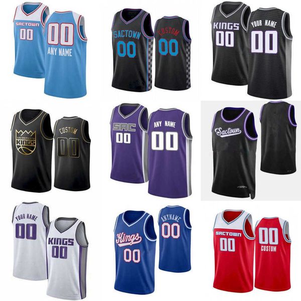 

75th custom mens womens sacramento''kings''chimezie 7 metu jason 55 williams chris 4 webber mitch 2 richmond basketball, Black;red