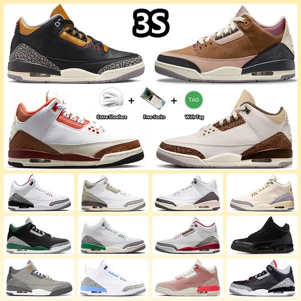 

jumpman 3 white cement basketball shoes lucky green archaeo brown a ma maniere unc black gold pine green muslin infrared 23 dark mocha 3s sn