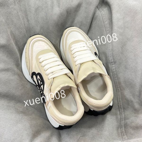 

casual shoes designer women leather lace-up sneaker fashion running trainers letters woman shoes flat printed gym sneakers2023, Red;white