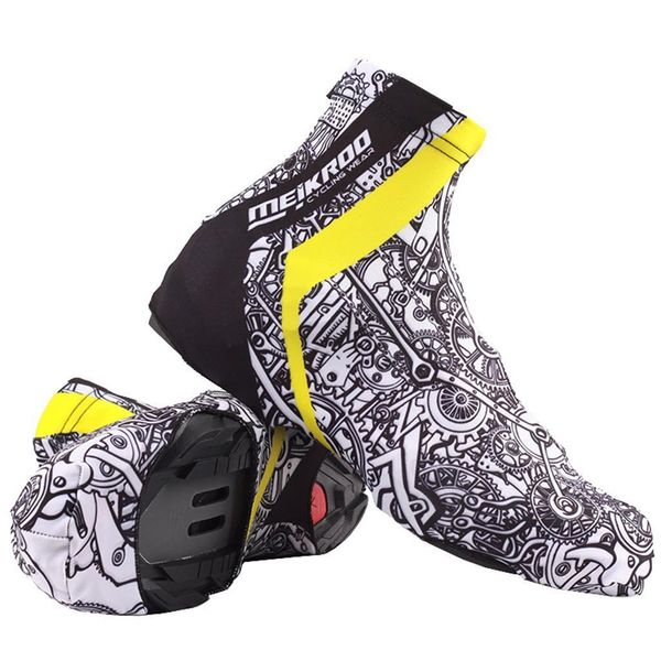 

dress shoes waterproof reusable overshoes thermal covers mtb road bicycle bike racing galoshes lightweight with zipper 230510, Black