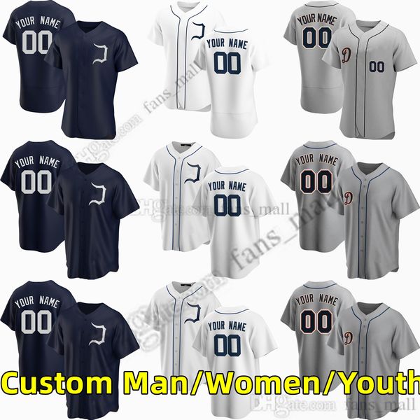 

28 javier baez s-6xl custom baseball jersey 24 miguel cabrera 8 robbie grossman 23 kirk gibson 60 akil baddoo 17 austin meadows 7 jonathan s, Blue;black