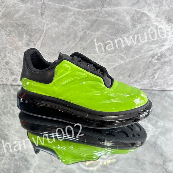 

2023 new luxury designer women outsole calfskin platform shoes rubber sneakers fashion casual shoe white sneakers, Black