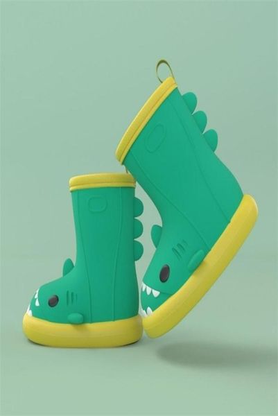

rain boots kids shoes cartoon shark toddler children shoes boys girls baby soft sole antislip 2211014134251, Black;red