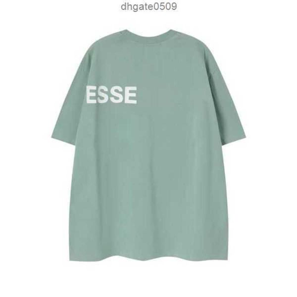 

2023 ess designer mens t-shirts womens tees short summer fashion casual with letter superior quality8407, White;black