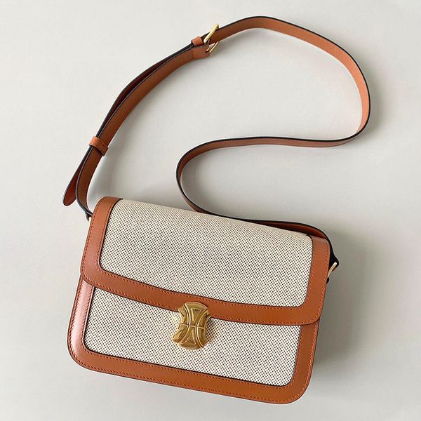 

teen triomphe shoulder messenger bag genuine leather designer women men fashion bags cross body luxury travel large handbags tote purse meta