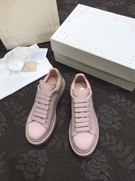 

2023 vintage boots casual shoes men women calfskin designer sneakers fashion increasing platform shoe 0426, Black