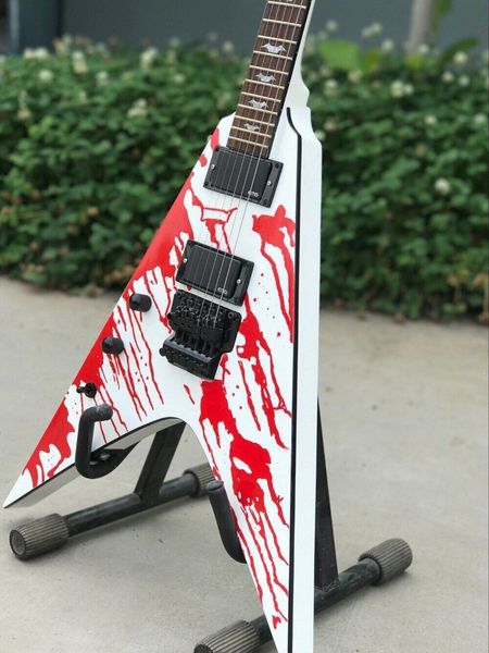 

custom shop new style electric guitar v shape 6 stings guitarra high-quality