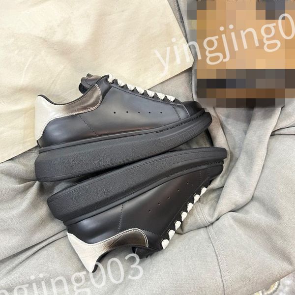 

2023 new luxurys mens womens fashion casual shoes loafers designer classic rubber platform leisure comfort four seasons shoes, Black