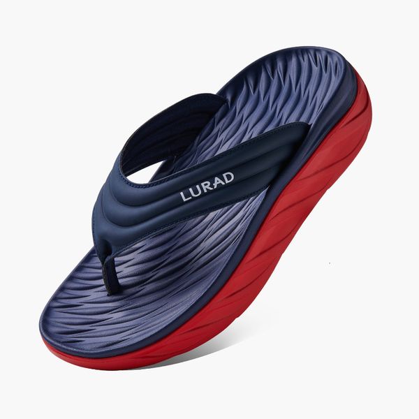 

slippers highquality business version of summer domineering flipflops men nonslip highthick bottom wearing pinch beach 230510, Black