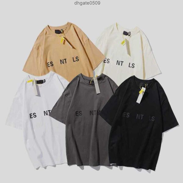 

craftsmanship ess mens t shirts men women fashion designer tshirt street casual fog short sleeve fg tees 1977 cotton stereo printing polos s, White;black