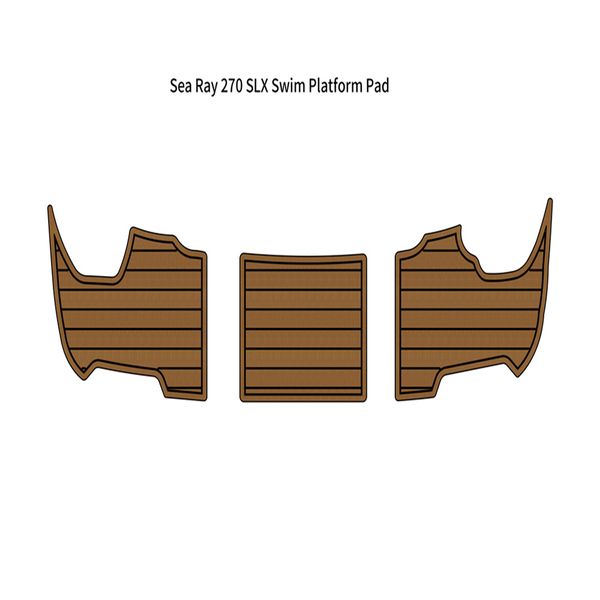 

sea ray 270 slx swim platform pad boat eva foam faux teak deck floor mat