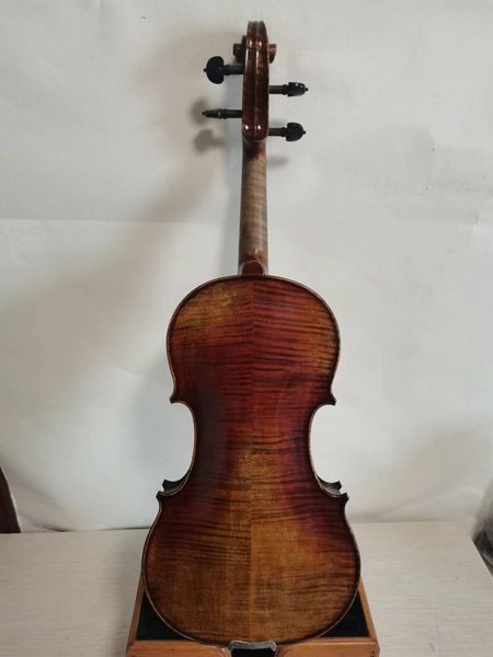 

master 4/4 violin guarneri model flamed maple back spruce hand made k2727
