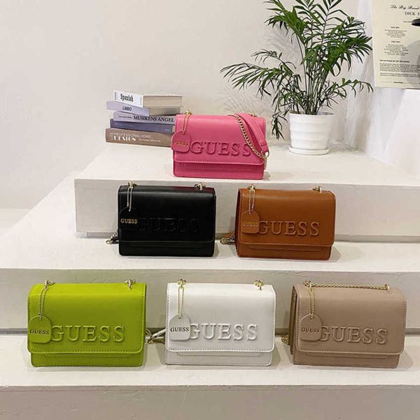 

27% off 2023 fashion handbag new letter colorful small square live crossbody bag