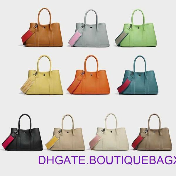 

original edition designer hremm party garden bags online store bag avocado green orange layer cowhide light luxury ol commuting large cap ha