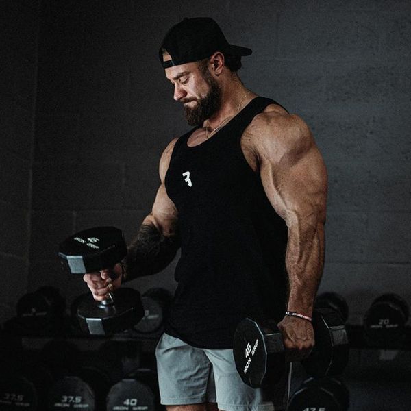 

men' tank cbum fitness bodybuilding basketball workout muscle sport men clothing sleeveless gym chris bumstead shirts 230510, White;black