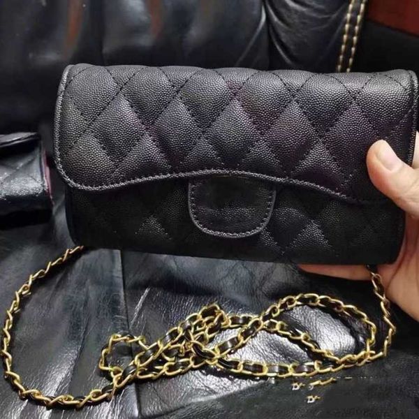 

27% off 2023 fashion handbag original standard caviar women's hand holding zero wallet one shoulder crossbody celebrity temperament cha