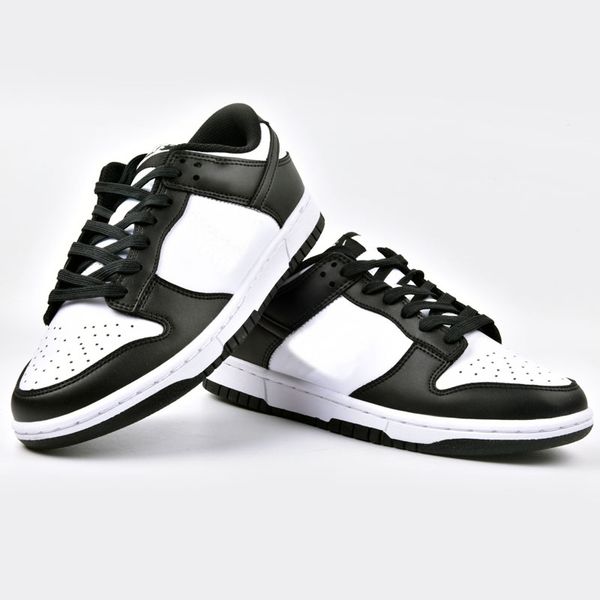 

black white panda running shoes men women sport sneakers 2023