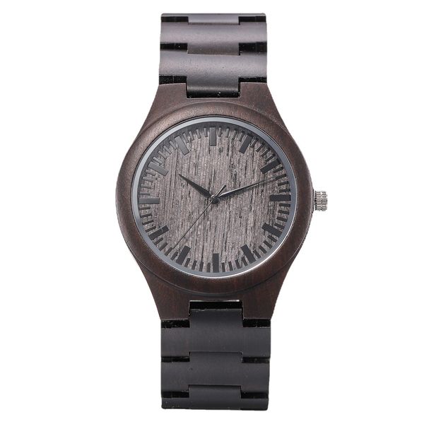

wristwatches creative dial full natural wood male watches handmade fashion men women wooden band quartz wrist watch gift reloj de mader, Slivery;black