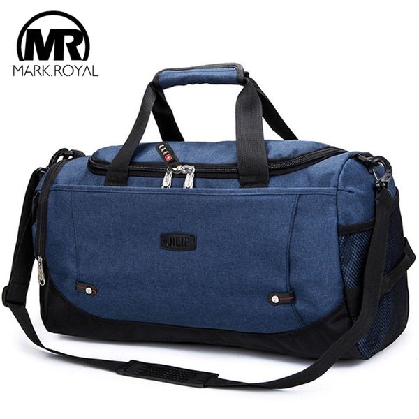 

duffel bags markroyal multifunctional waterproof men travel anti-theft design duffle large capacity handbag weekend overnight 230511
