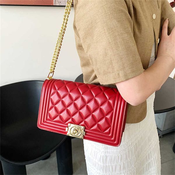 

50% off 2023 handbag ins women's new fashion trend lingge small square bag foreign versatile one shoulder crossbody