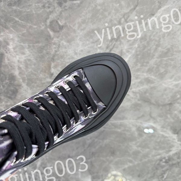 

new designer womans shoe leather lace up men fashion platform sneakers white black mens womens casual shoes